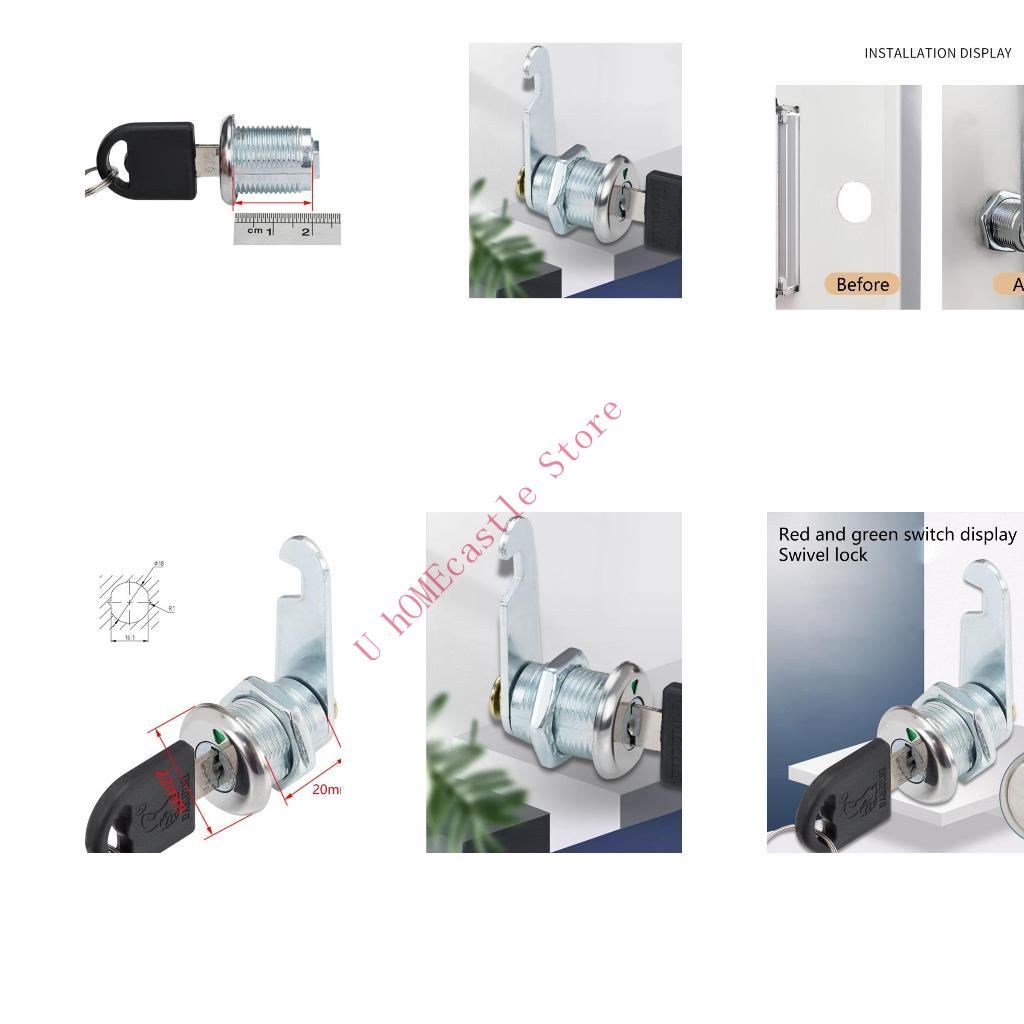 Furniture Hardware Locks - 63HF 2 Bộ Ngăn Kéo Khóa
