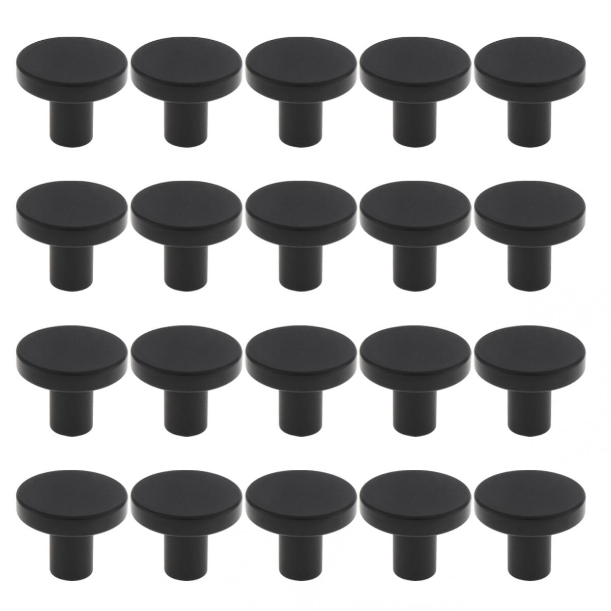 Cabinet Knob Round - 20Pcs Round Kitchen Cabinet Knobs Solid