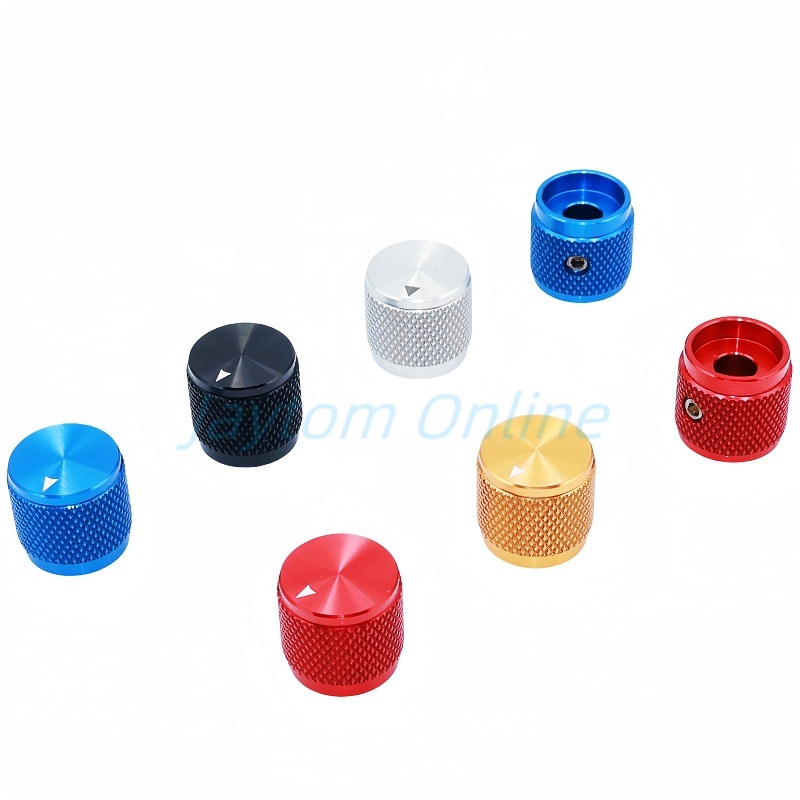 Cabinet Knob Round - 1pc 17x16mm Solid Aluminum Alloy Rotary