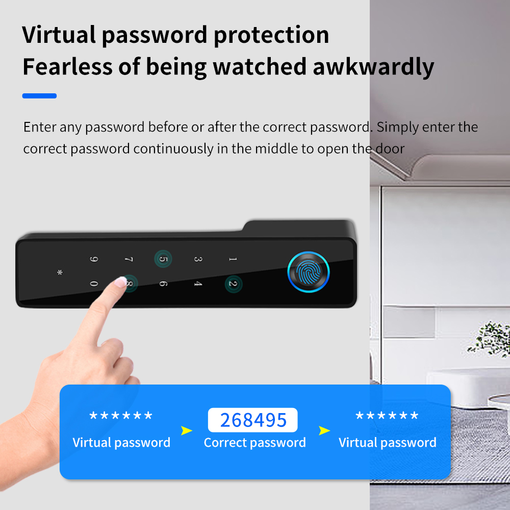 Minimalist Electronic Fingerpr - đánh giá và giá Furniture Hardware Locks