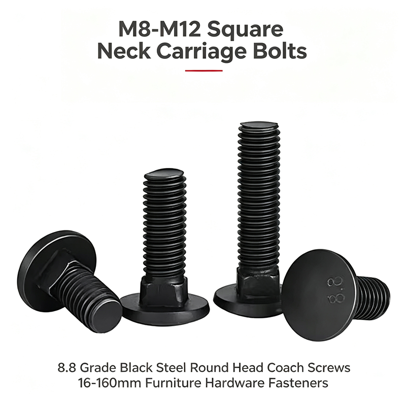 M8-M12 Square Neck Carriage Bo - đánh giá và giá Furniture Grade Hardware
