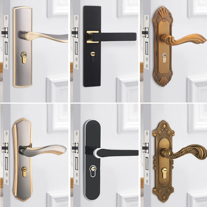Bedroom Wooden Door Lock Set H - đánh giá và giá Furniture Hardware Locks