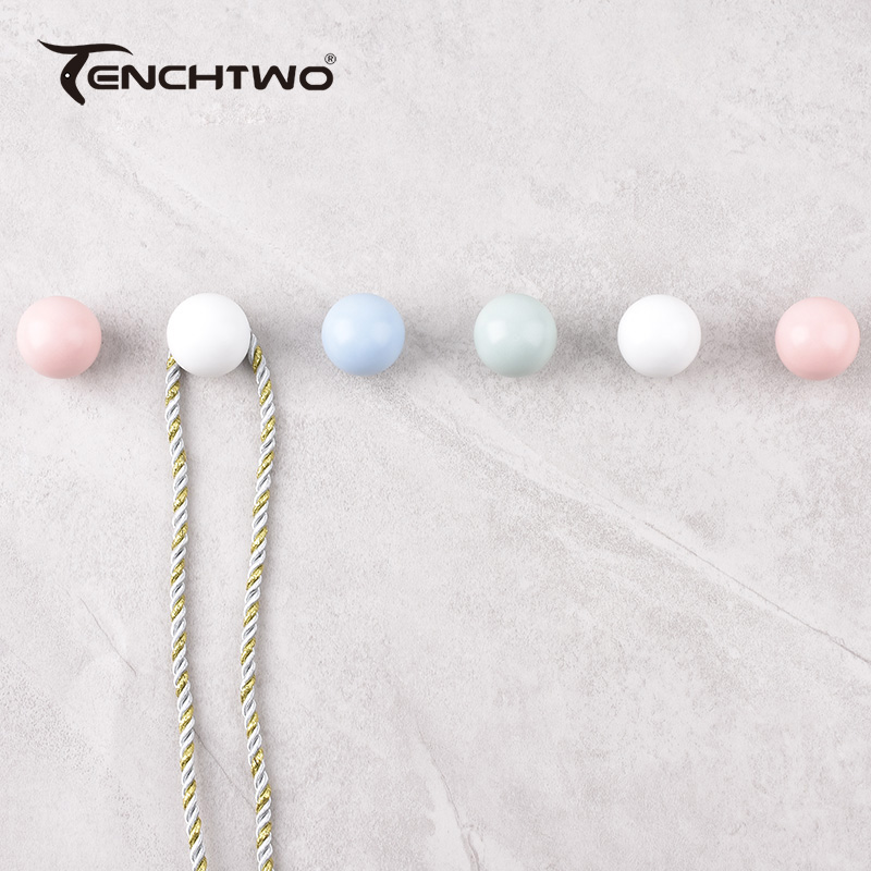 Round Ceramic Hook Clothes Han - đánh giá và giá Cabinet Knob Round