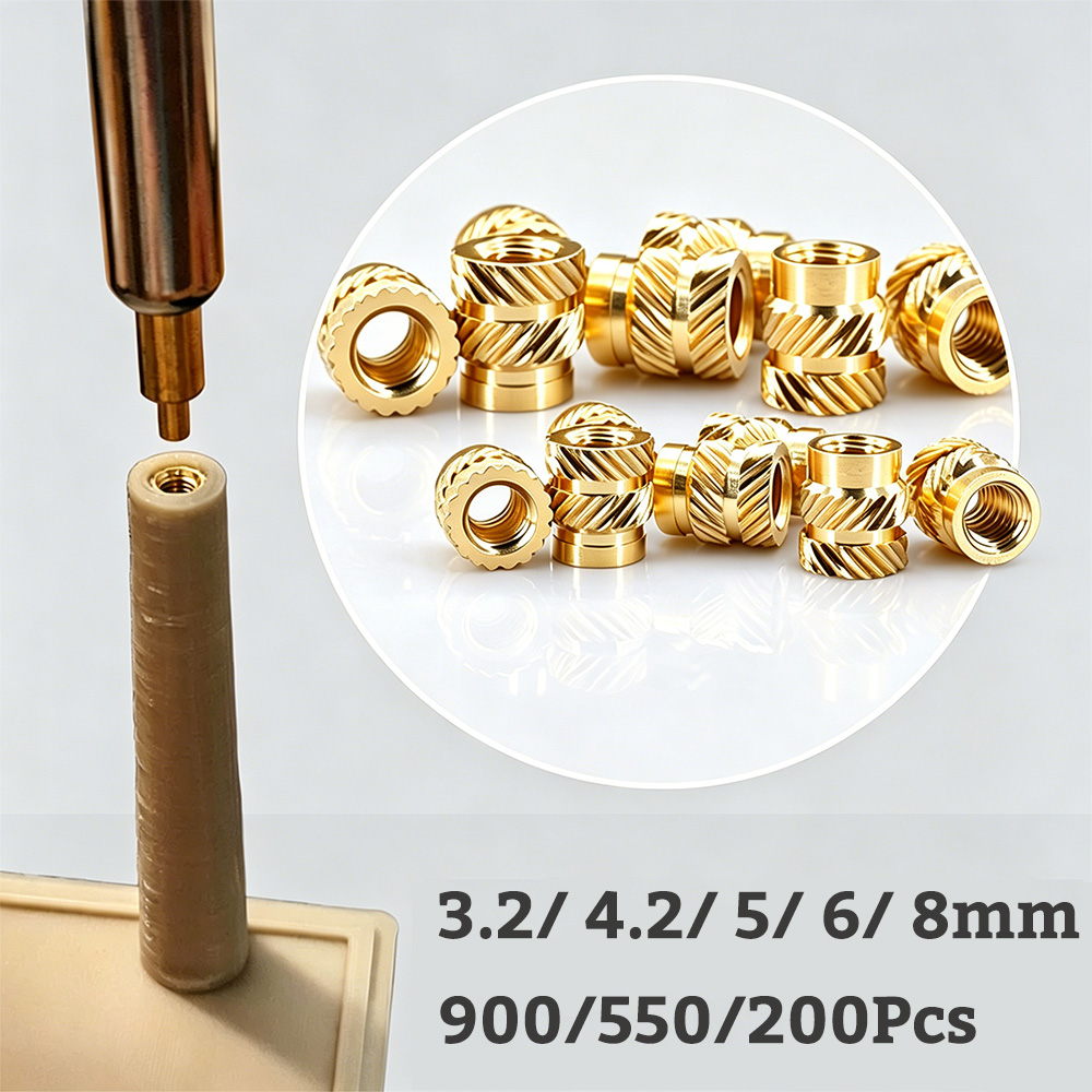1/4-20 UNC Brass Knurled Nuts  - đánh giá và giá Furniture Hardware Threaded Inserts