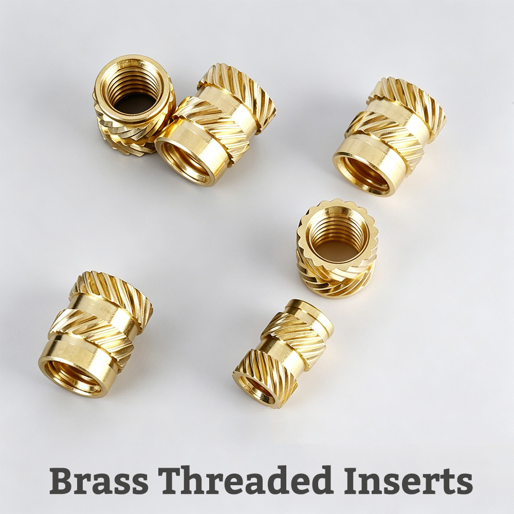 1/4-20 UNC Brass Knurled Nuts  - đánh giá và giá Furniture Hardware Threaded Inserts