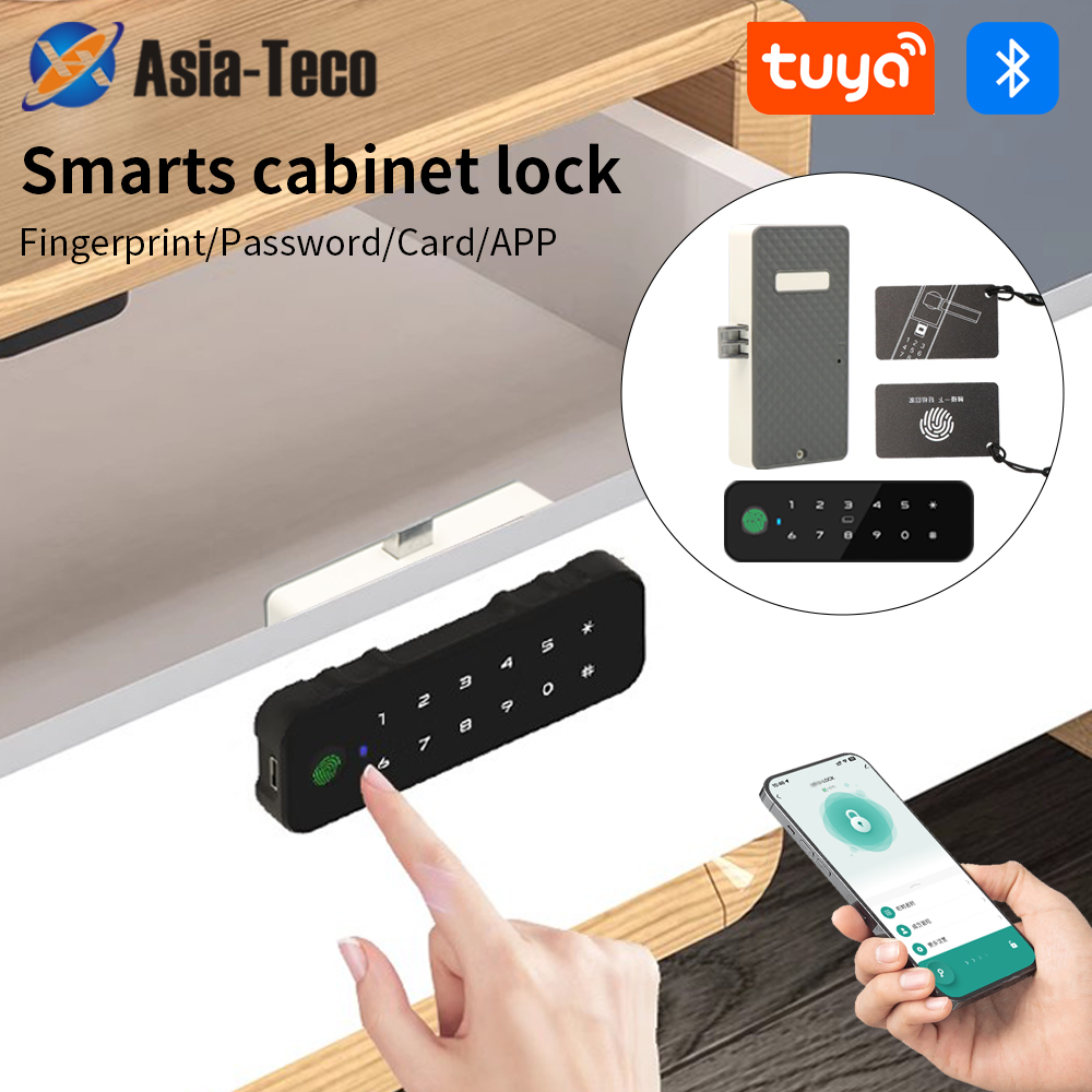 Tuya Bluetooth Smart Wood Cabi - đánh giá và giá Furniture Hardware Locks