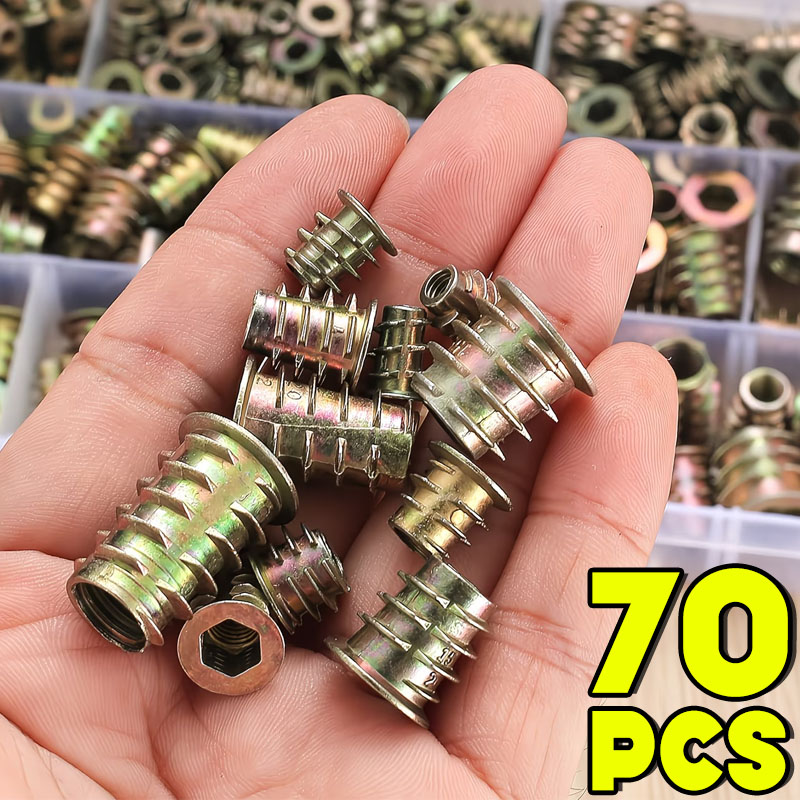 M4/M5/M6 Threaded Insert Nut E - đánh giá và giá Furniture Hardware Threaded Inserts