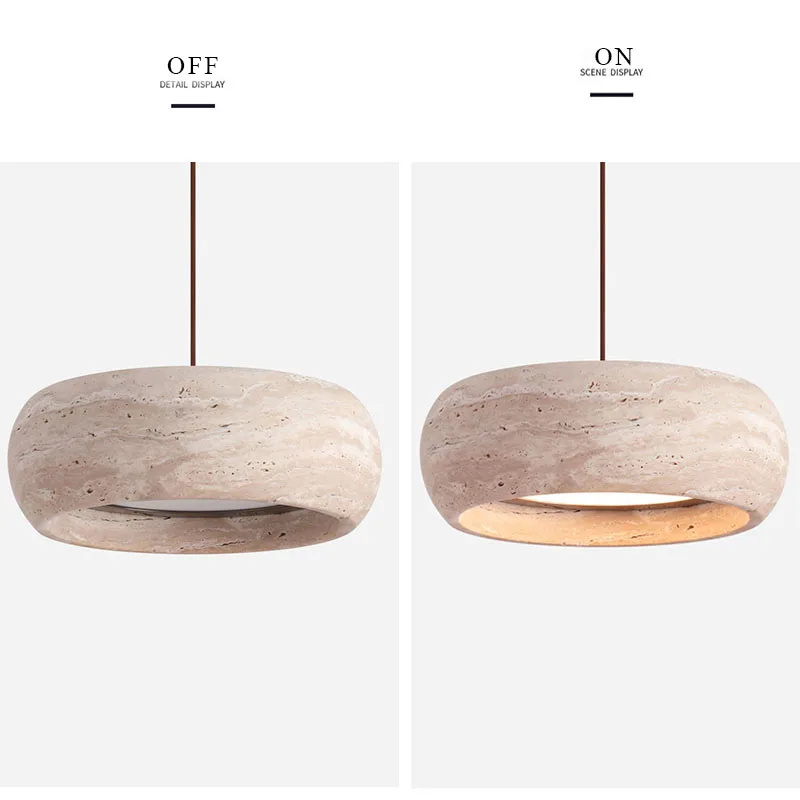 Wabi Sabi Natural Stone Pendan - đánh giá và giá Cabinet Knob Round