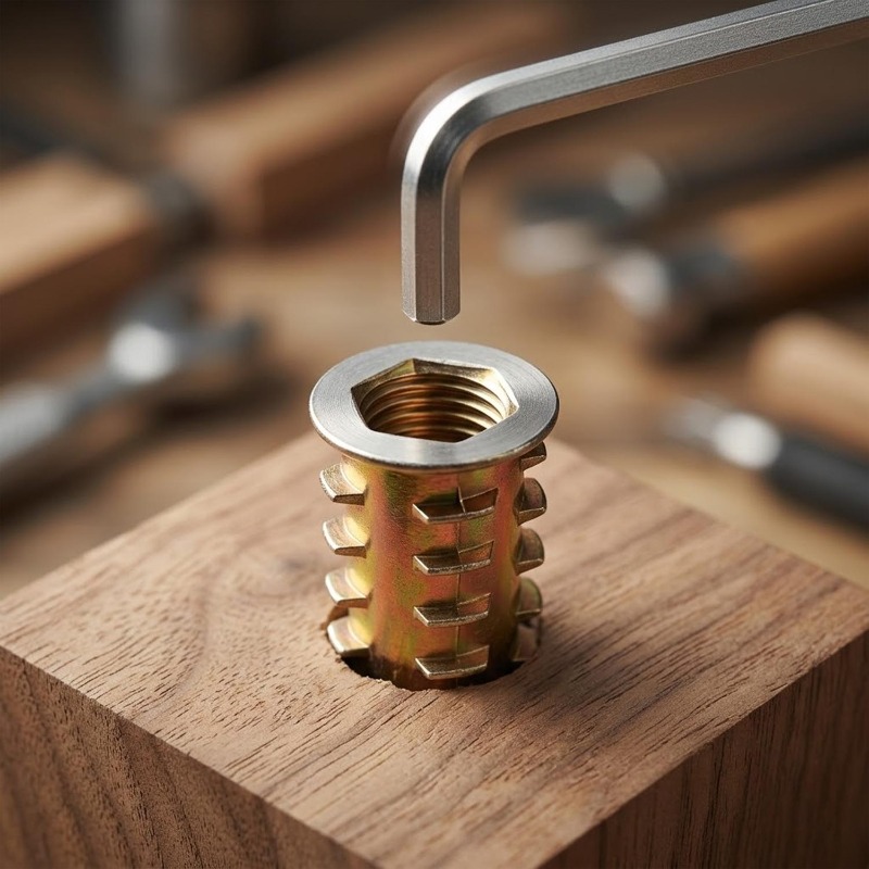 M4 M5 M6 M8 Threaded Insert Nu - đánh giá và giá Furniture Hardware Threaded Inserts