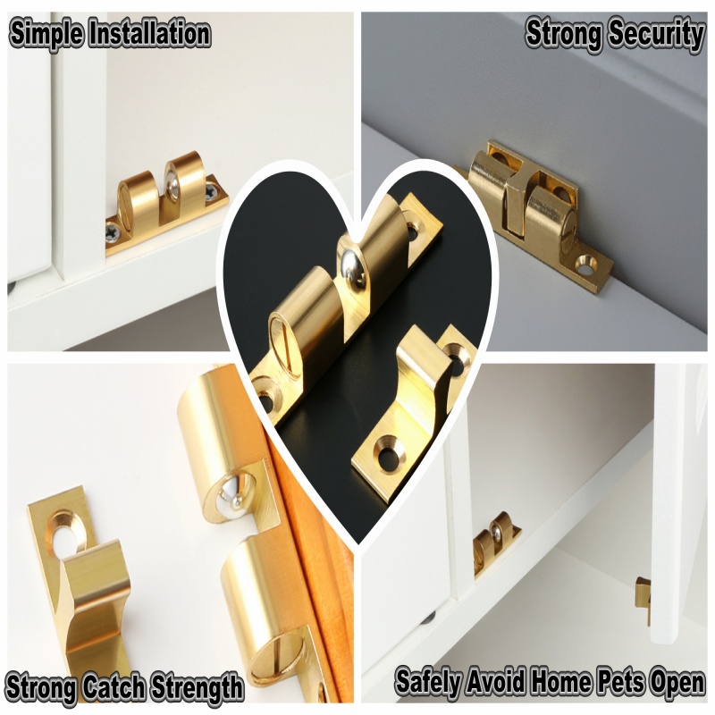 3/6pcs Cabinet Closet Door Bal - đánh giá và giá Furniture Hardware Locks