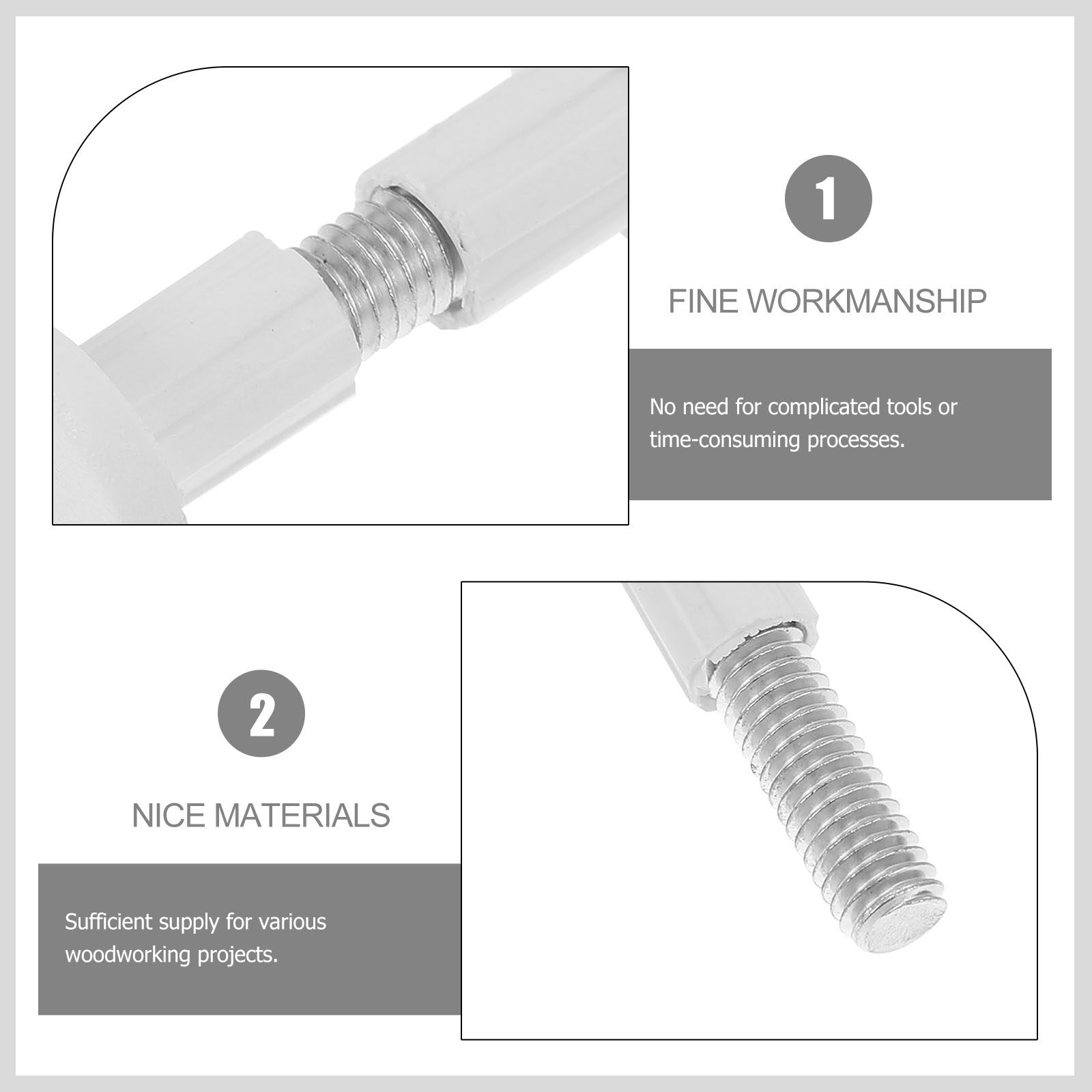 50Pcs Board Fastener Kit Plast - đánh giá và giá Furniture Joining Hardware