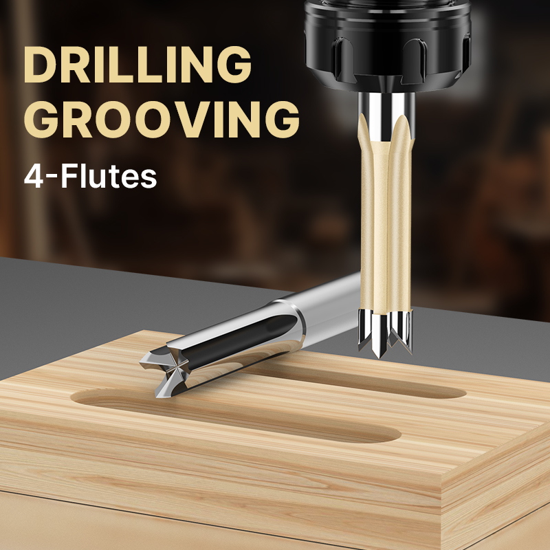 H‌UHAO 4 Flute Woodworking Rou - đánh giá và giá Furniture Joining Hardware
