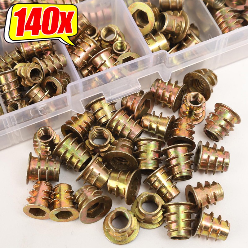 Carbon Steel Threaded Inserts  - đánh giá và giá Furniture Hardware Threaded Inserts