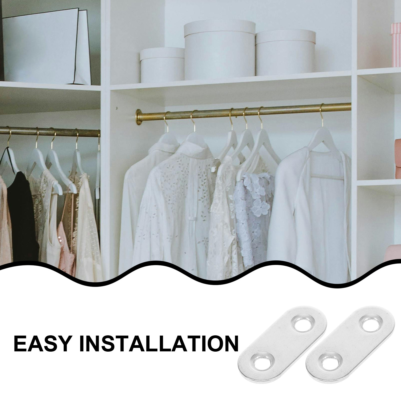 20Pcs Stainless Steel Flat Bra - đánh giá và giá Furniture Joining Hardware