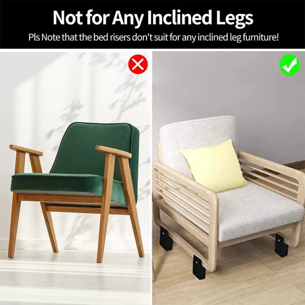 Splint-type Chair Feet Riser S - đánh giá và giá Furniture Screw Type