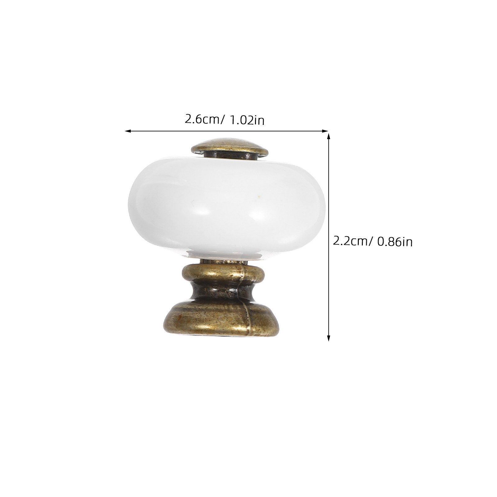 12Pcs Bronze Ceramic Knobs Rou - đánh giá và giá Cabinet Knob Round