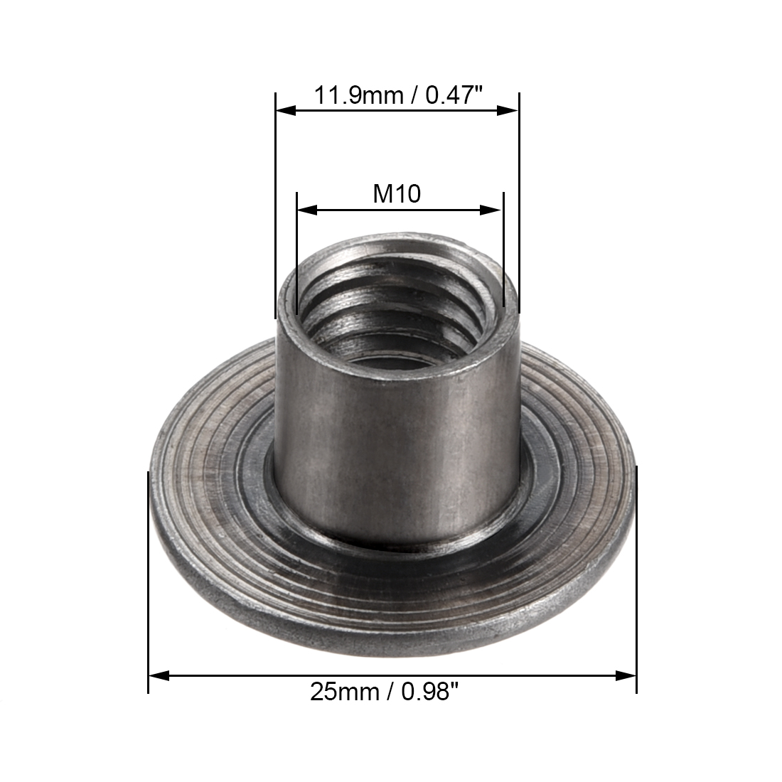 30Pcs M8 M10 Carbon Steel Roun - đánh giá và giá Furniture Hardware Threaded Inserts