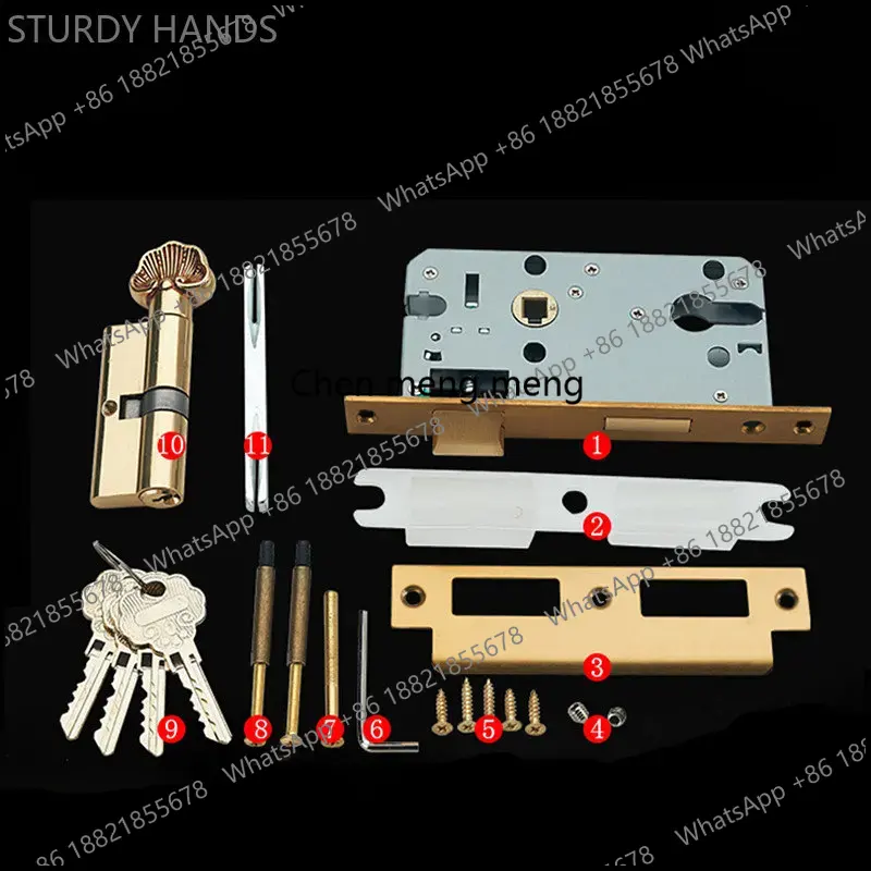 High Grade Pure Copper Door Lo - đánh giá và giá Furniture Grade Hardware