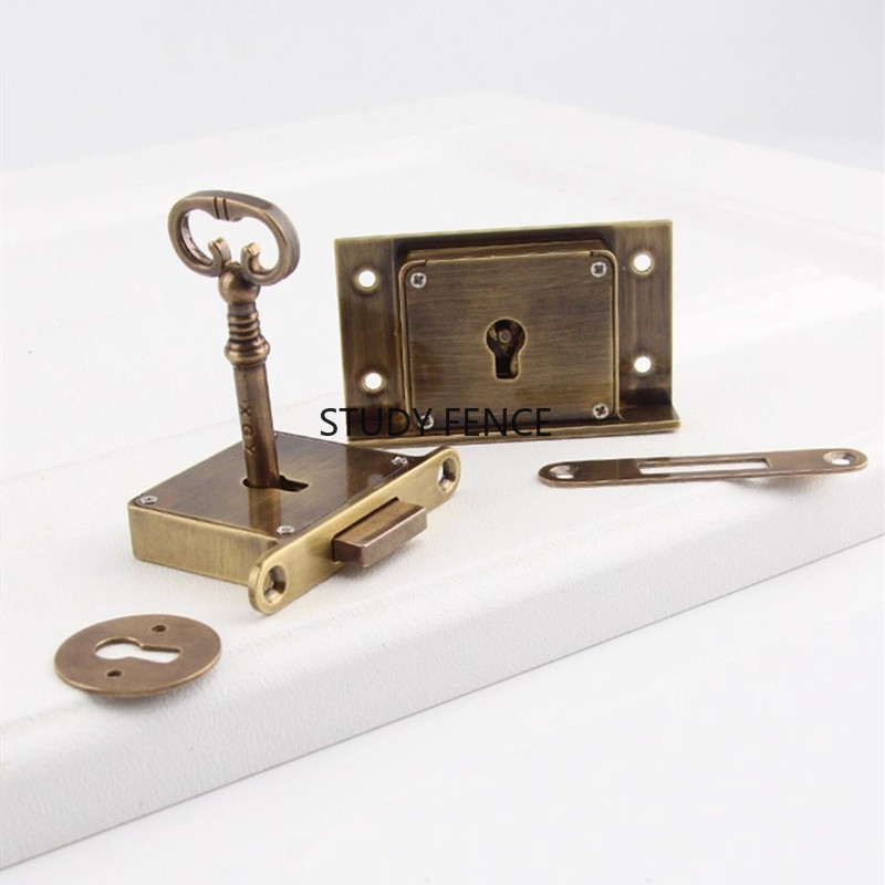 1PC Antique Metal Drawer Lock  - đánh giá và giá Furniture Hardware Locks