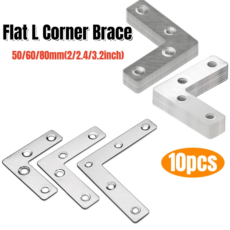 10 Pcs L Shape Flat Angle Corn - đánh giá và giá Joint Connector Bracket