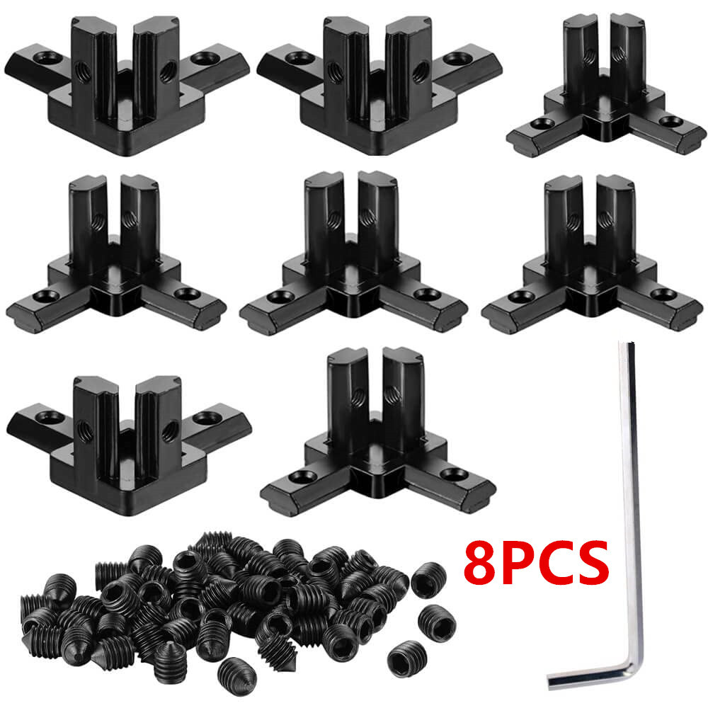 8Pcs Aluminum Profile 90 Degre - đánh giá và giá Joint Connector Bracket