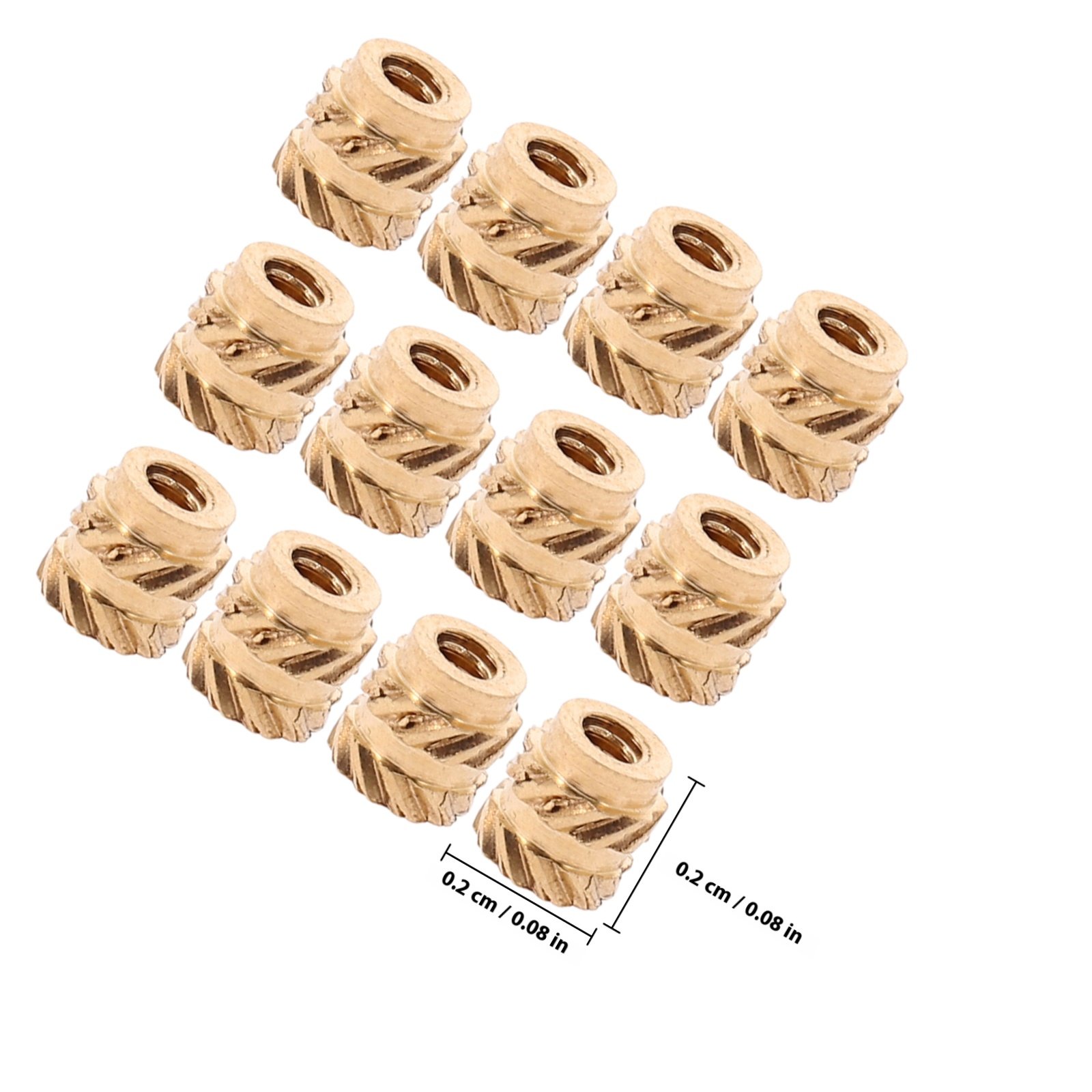60Pcs Brass Threaded Insert Nu - đánh giá và giá Furniture Hardware Threaded Inserts
