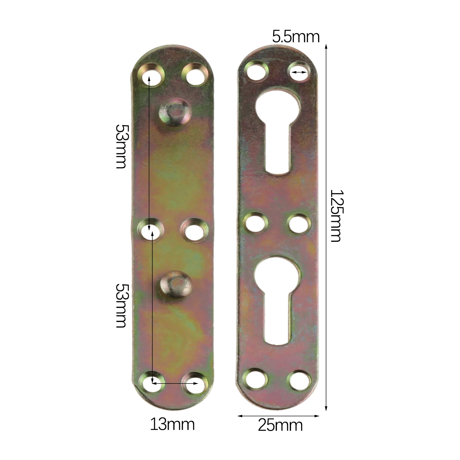 4 Sets Thickened Bed Hinge Fit - đánh giá và giá Furniture Joining Hardware