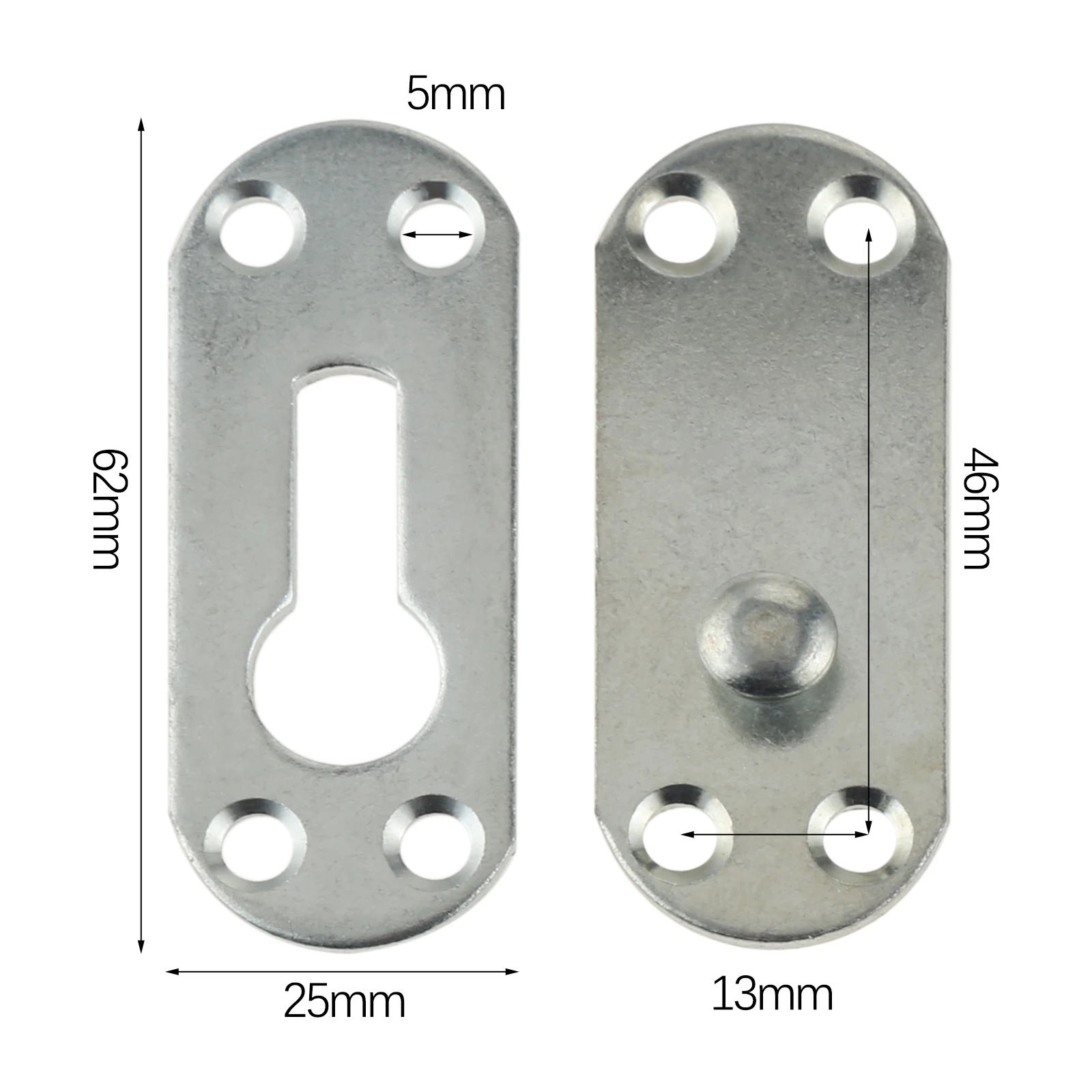 4 Sets Thickened Bed Hinge Fit - đánh giá và giá Furniture Joining Hardware
